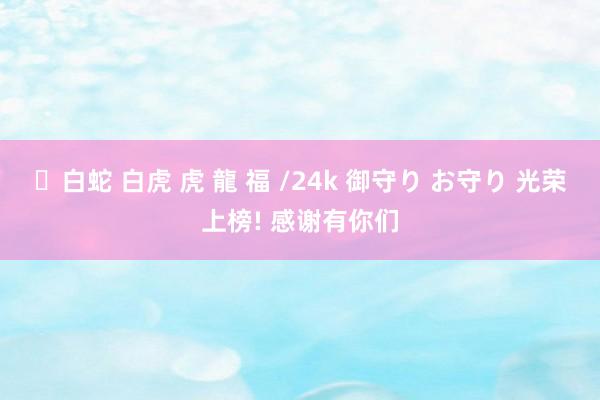 ✨白蛇 白虎 虎 龍 福 /24k 御守り お守り 光荣上榜! 感谢有你们
